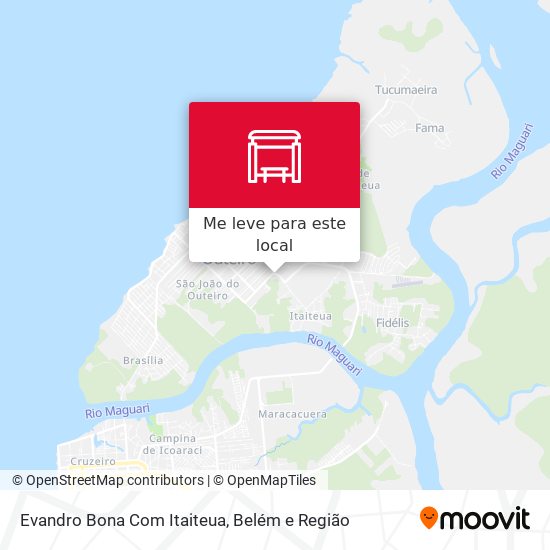 Evandro Bona Com Itaiteua mapa