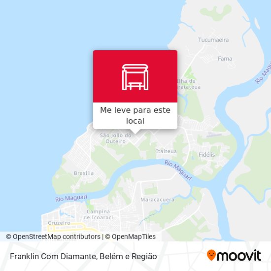 Franklin Com Diamante mapa