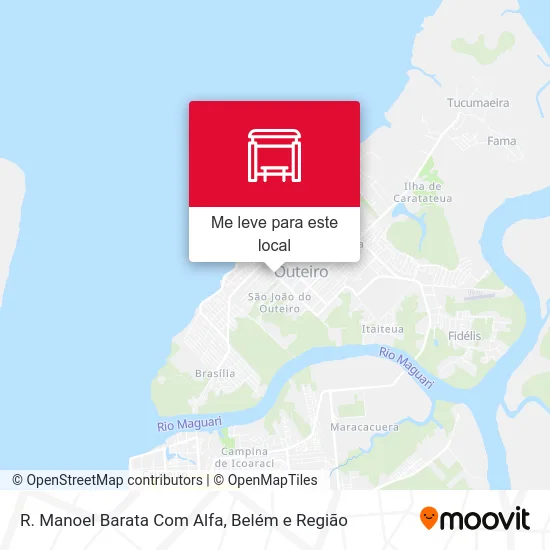 R. Manoel Barata Com Alfa mapa