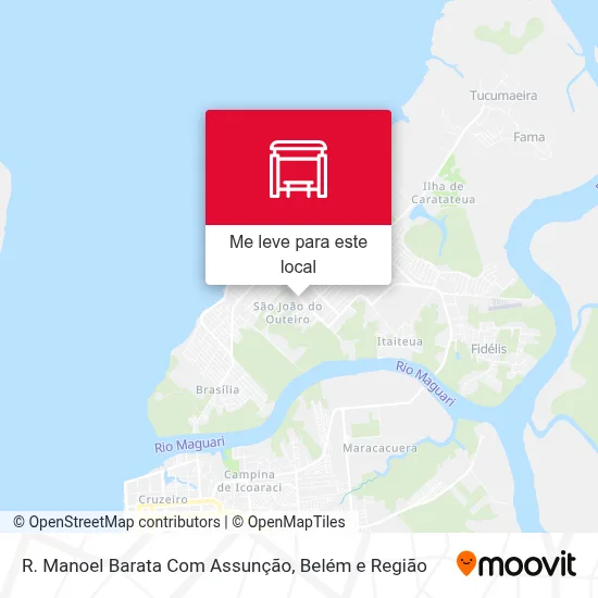 R. Manoel Barata Com Assunção mapa