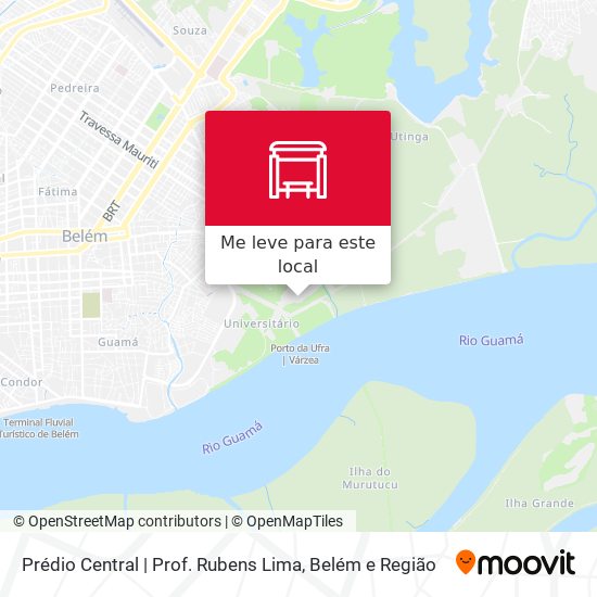 Prédio Central | Prof. Rubens Lima mapa