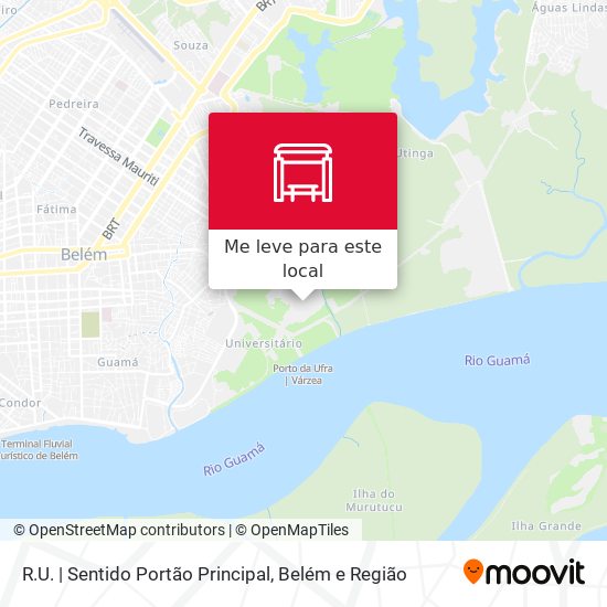 R.U. | Sentido Portão Principal mapa