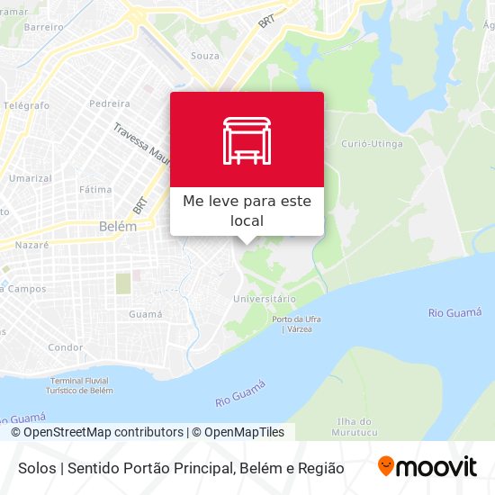 Solos | Sentido Portão Principal mapa
