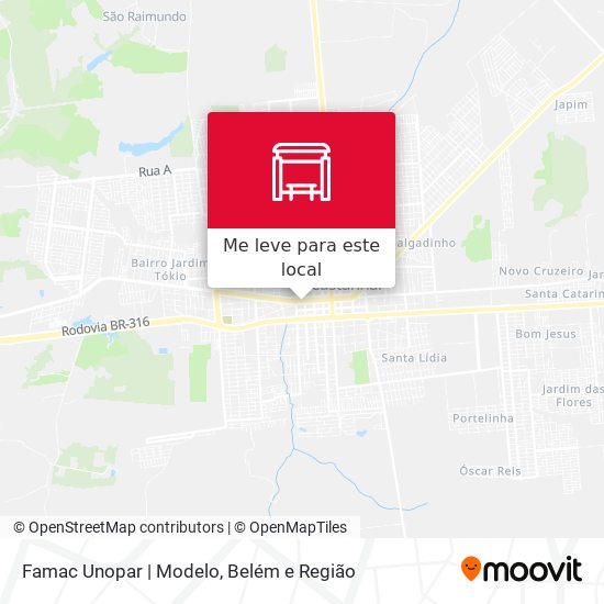 Famac Unopar | Modelo mapa