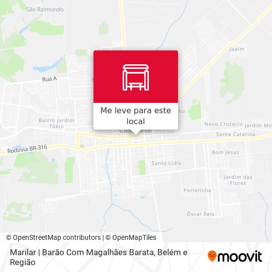 Marilar | Barão Com Magalhães Barata mapa