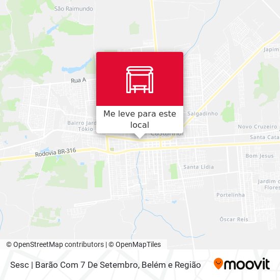 Sesc | Barão Com 7 De Setembro mapa
