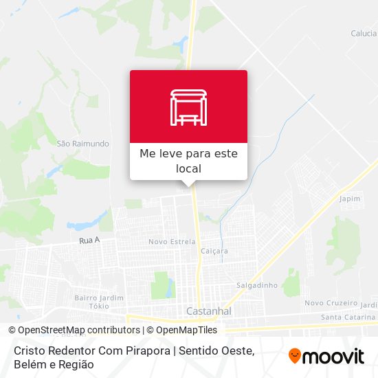 Cristo Redentor Com Pirapora | Sentido Oeste mapa