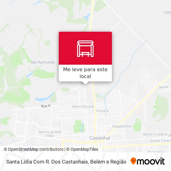 Santa Lídia Com R. Dos Castanhais mapa