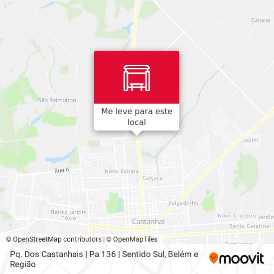 Pq. Dos Castanhais | Pa 136 | Sentido Sul mapa