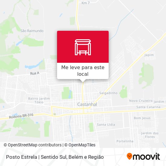 Posto Estrela | Sentido Sul mapa