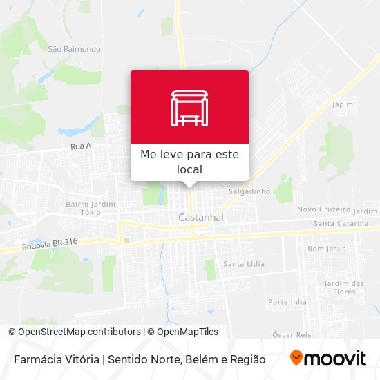Farmácia Vitória | Sentido Norte mapa
