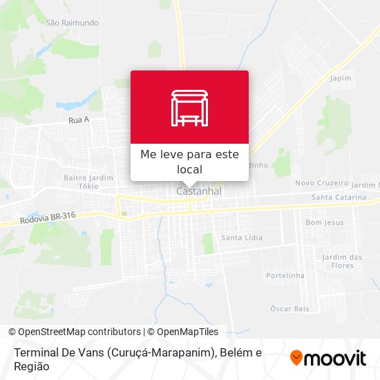 Terminal De Vans (Curuçá-Marapanim) mapa