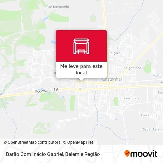 Barão Com Inácio Gabriel mapa