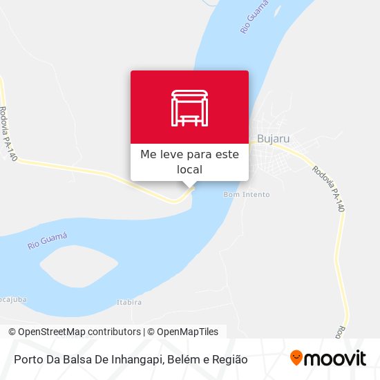 Porto Da Balsa De Inhangapi mapa