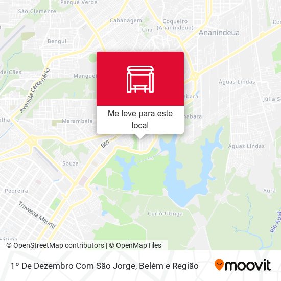 1º De Dezembro Com São Jorge mapa