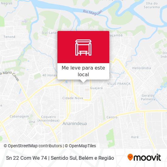 Sn 22 Com We 74 | Sentido Sul mapa