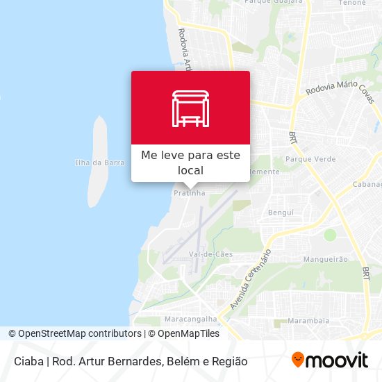 Ciaba | Rod. Artur Bernardes mapa