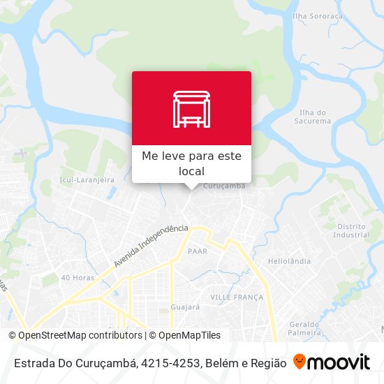 Estrada Do Curuçambá, 4215-4253 mapa