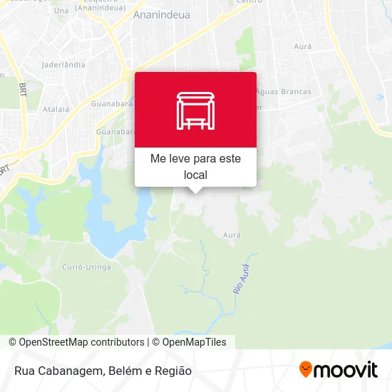 Rua Cabanagem mapa
