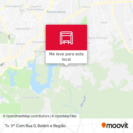 Tv. 3ª Com Rua D mapa