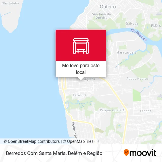 Berredos Com Santa Maria mapa