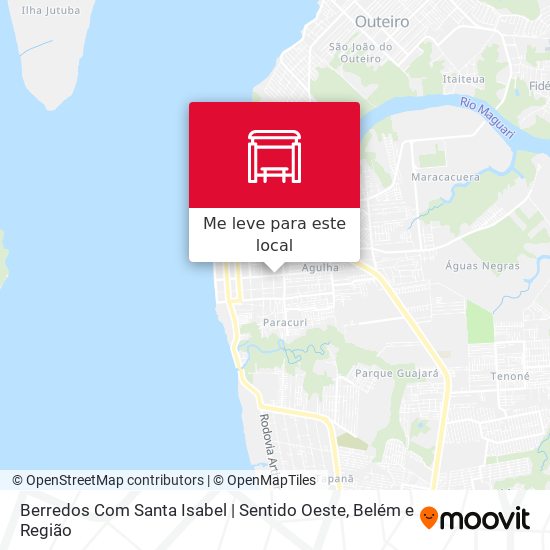 Berredos Com Santa Isabel | Sentido Oeste mapa