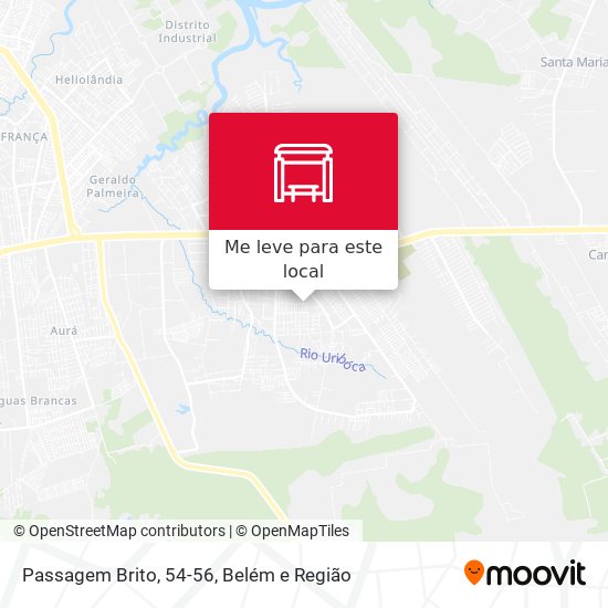 Passagem Brito, 54-56 mapa