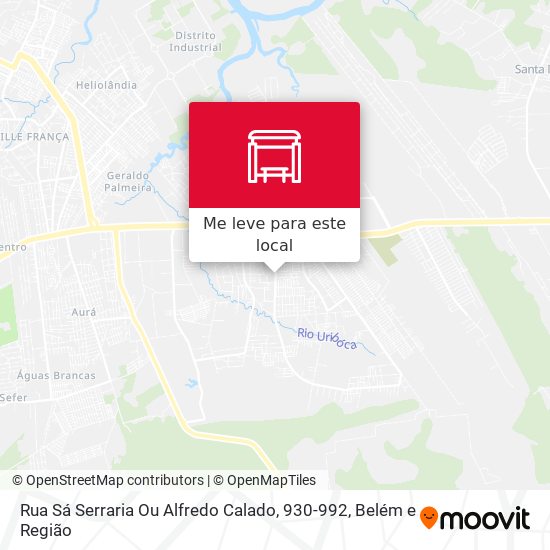 Rua Sá Serraria Ou Alfredo Calado, 930-992 mapa