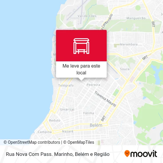 Rua Nova Com Pass. Marinho mapa
