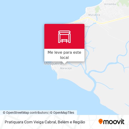 Pratiquara Com Veiga Cabral mapa