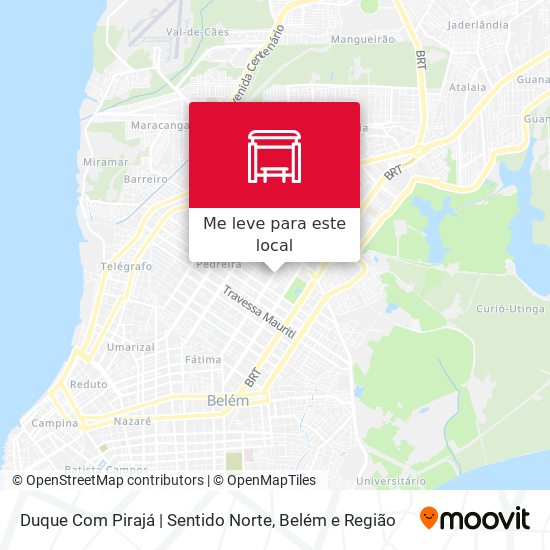 Duque Com Pirajá | Sentido Norte mapa
