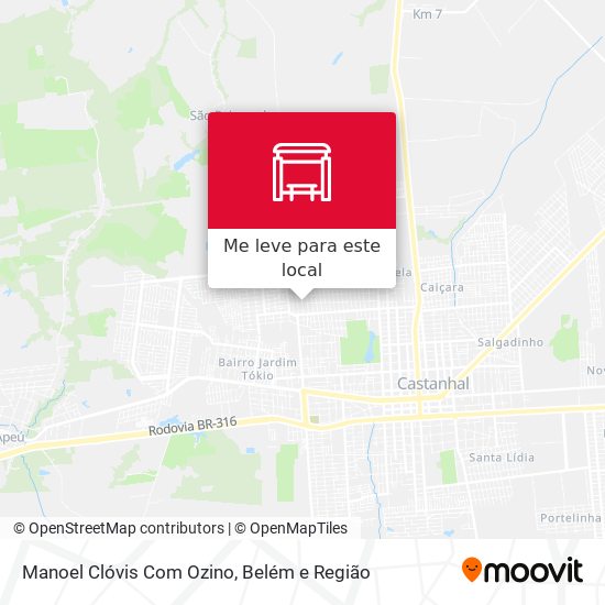 Manoel Clóvis Com Ozino mapa