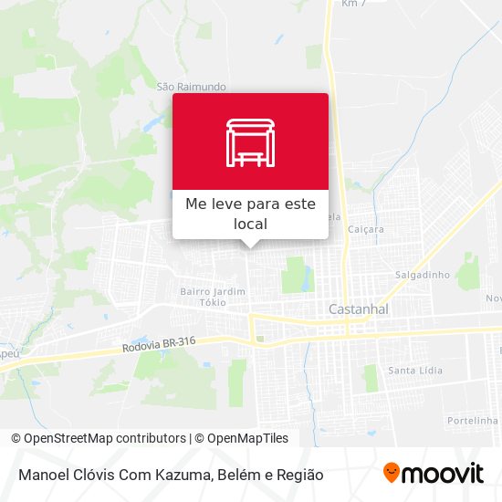 Manoel Clóvis Com Kazuma mapa
