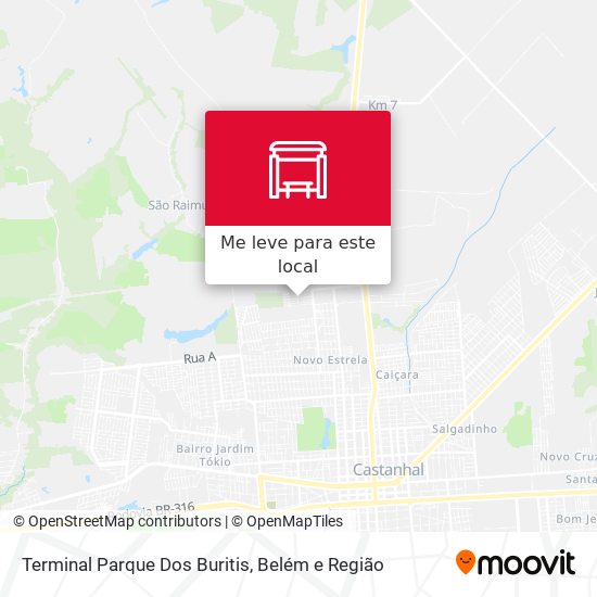 Terminal Parque Dos Buritis mapa