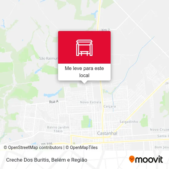 Creche Dos Buritis mapa