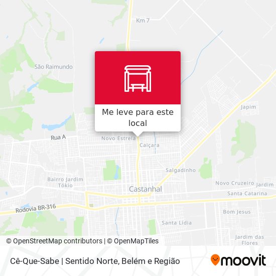 Cê-Que-Sabe | Sentido Norte mapa