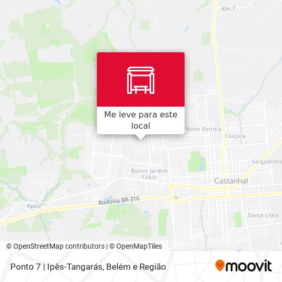 Ponto 7 | Ipês-Tangarás mapa