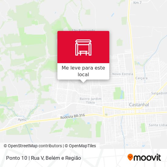 Ponto 10 | Rua V mapa