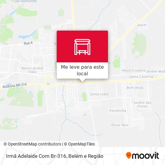 Irmã Adelaide Com Br-316 mapa