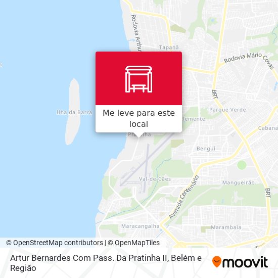 Artur Bernardes Com Pass. Da Pratinha II mapa