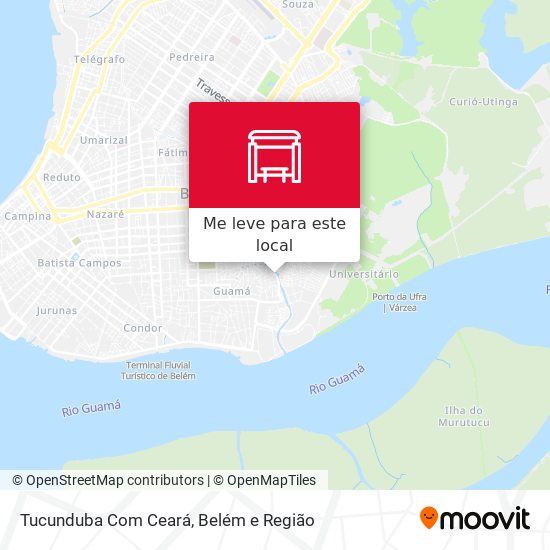 Tucunduba Com Ceará mapa