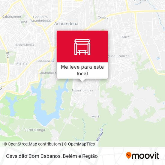 Osvaldão Com Cabanos mapa