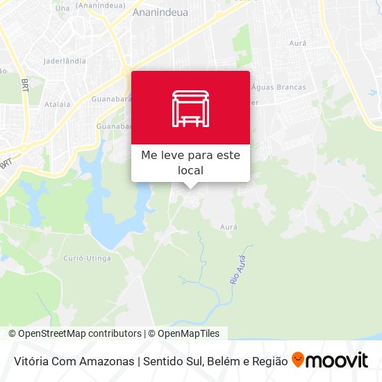 Vitória Com Amazonas | Sentido Sul mapa