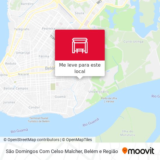 São Domingos Com Celso Malcher mapa