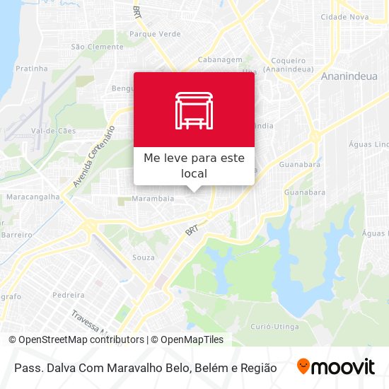 Pass. Dalva Com Maravalho Belo mapa