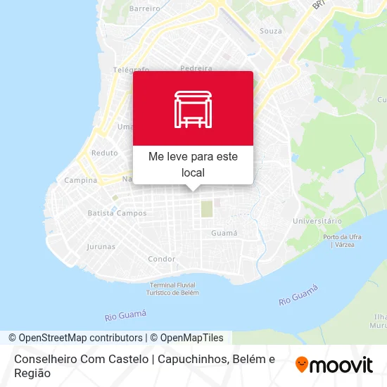 Conselheiro Com Castelo | Capuchinhos mapa