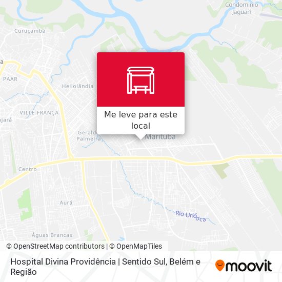 Hospital Divina Providência | Sentido Sul mapa