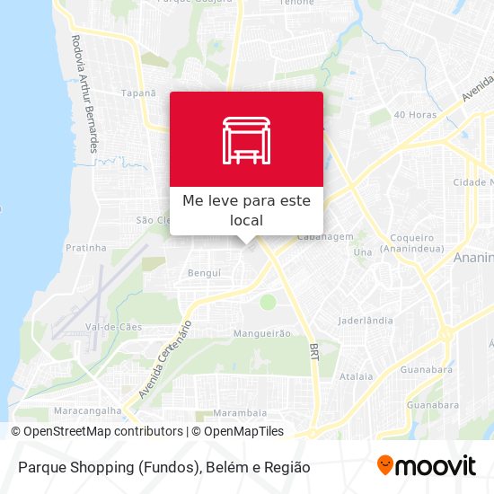 Parque Shopping (Fundos) mapa