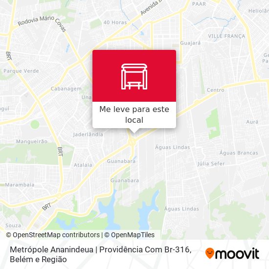 Metrópole Ananindeua | Providência Com Br-316 mapa