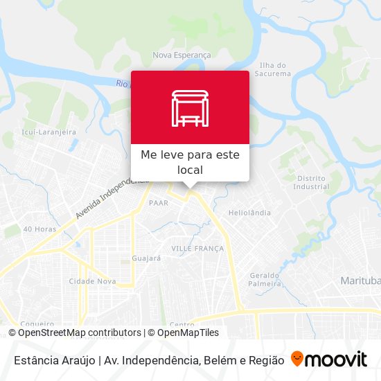 Estância Araújo | Av. Independência mapa